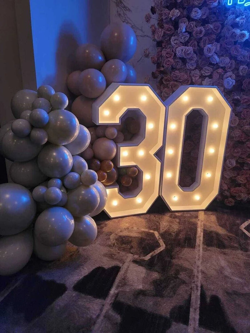Marquee with lights (Number and Letters) - FestiUSA