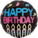 Neon Happy Birthday 17" - (Single Pack). 4178701 - FestiUSA