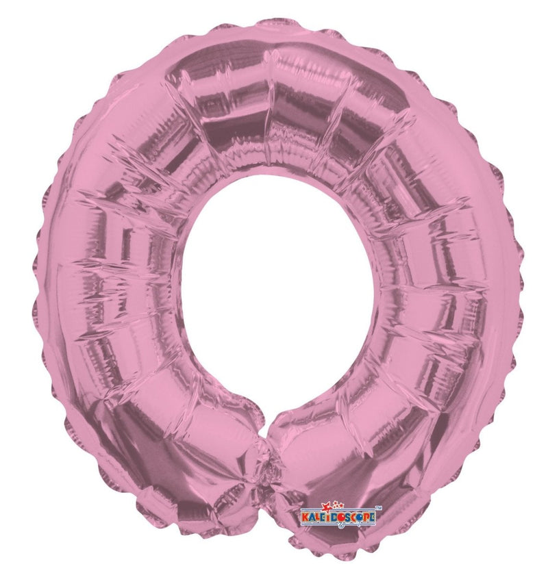 Number 0 Light Pink Foil Balloon 14"in. 35057-14 - FestiUSA