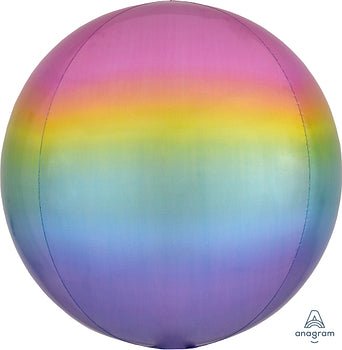 Ombré Orbz Pastel 15" - (Single Pack). 4055401 - FestiUSA