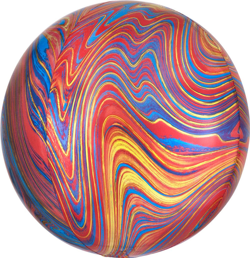 Orbz Colorful Marble 15" - (Single Pack). 4139701 - FestiUSA