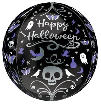 Orbz Moonlight Halloween 15" - (Single Pack). 4316401 - FestiUSA