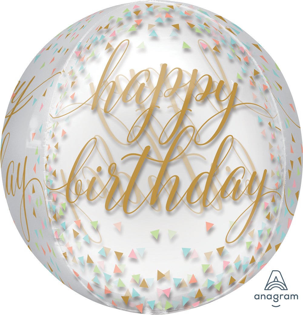 Pastel Confetti 15" - (Single Pack). 3718101 - FestiUSA