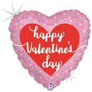 Pastel Dots Valentine 18" - (Flat). 36925 - FestiUSA