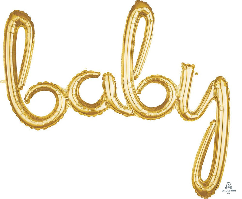 Phrase Baby Gold 39" - (Single Pack). 3669011 - FestiUSA