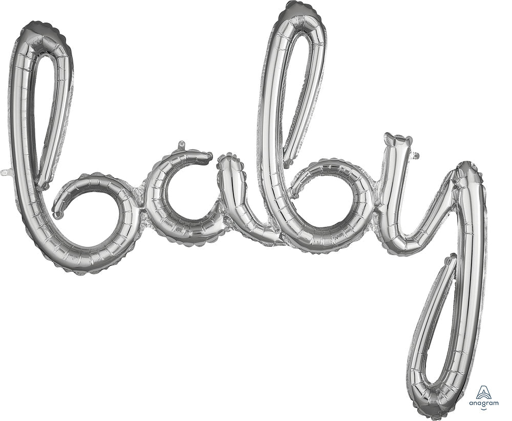 Phrase Baby Silver 39" - (Single Pack). 3668811 - FestiUSA