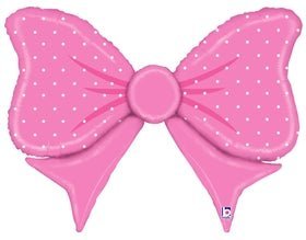 Pink Bow 43" - (Single Pack). 35875 - FestiUSA
