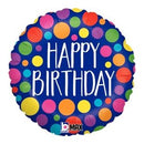 Polka Dot Birthday 18" - (Single Pack). 36561 - FestiUSA
