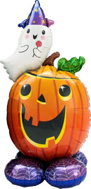 Pumpkin and Ghost 28" x 56" - (Single Pack). 4242011 - FestiUSA