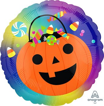 Pumpkin Bucket Halloween 17" - (Single Pack). 4195701 - FestiUSA