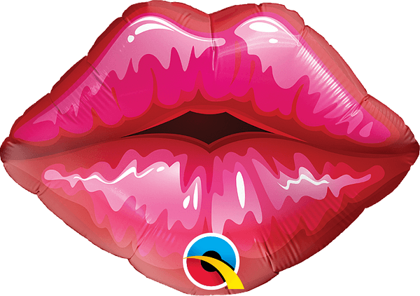 Red Kissey Lips 14" - (Flat). 40213 - FestiUSA