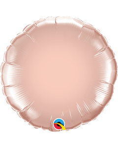 Rose Gold Mylar Round 18" Foil 15722-18S - FestiUSA