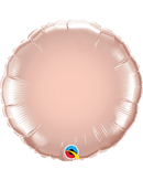 Rose Gold Mylar Round 18" Foil 15722-18S - FestiUSA