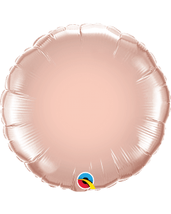 Rose Gold Mylar Round 18" Foil 15722-18S - FestiUSA
