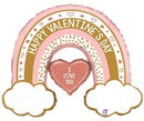 Rose Gold Valentine Rainbow 29" - (Single Pack). 25071 - FestiUSA