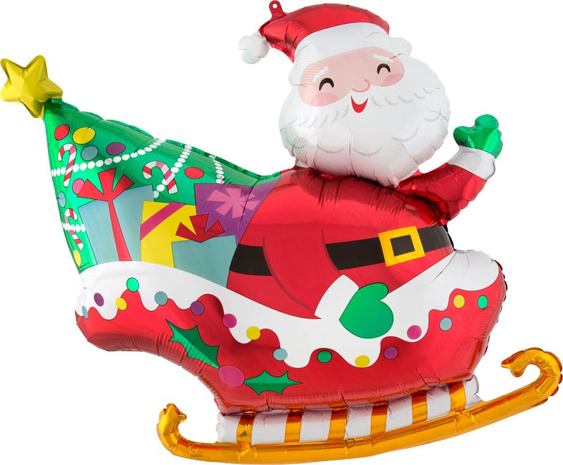 Santa's Sleigh 30" - (Single Pack). 4204101 - FestiUSA