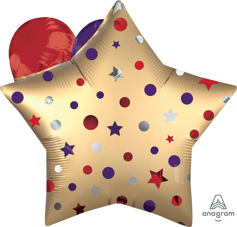 Satin Birthday Balloons 28” - (Single Pack). 4125301 - FestiUSA