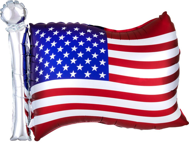 Satin Infused Flag USA 27” x 22" - (Flat). 4095502 - FestiUSA
