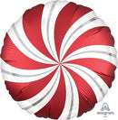 Satin Infused Sangria Candy Swirls 18" - (Flat). 4027702 - FestiUSA