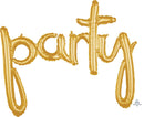 Script 39" Party Gold - (Single Pack). 3669801 - FestiUSA