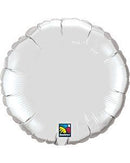 Silver Mylar Round 18" Foil 17420-18 - FestiUSA