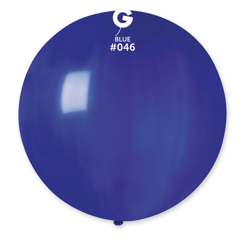 Solid Balloon Blue G30-046 31" - FestiUSA