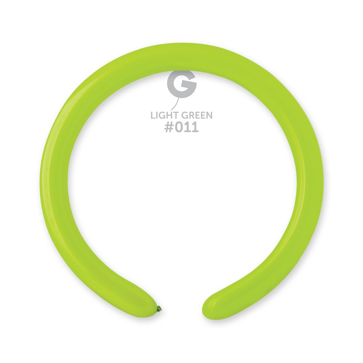 Solid Balloon Light Green D4(260)-011 2'' - FestiUSA