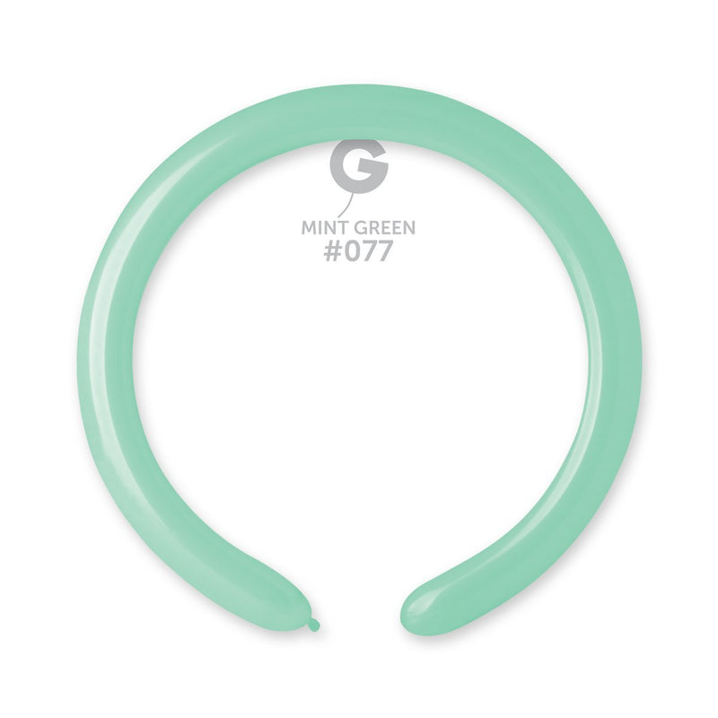 Solid Balloon Mint Green D4(260)-077 2'' - FestiUSA