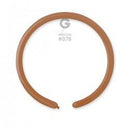 Solid Balloon Mocha D2 (160)-076 1" - FestiUSA