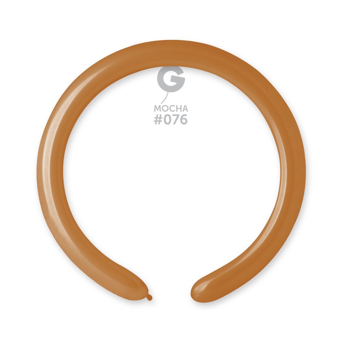Solid Balloon Mocha D4(260)-076 2'' - FestiUSA