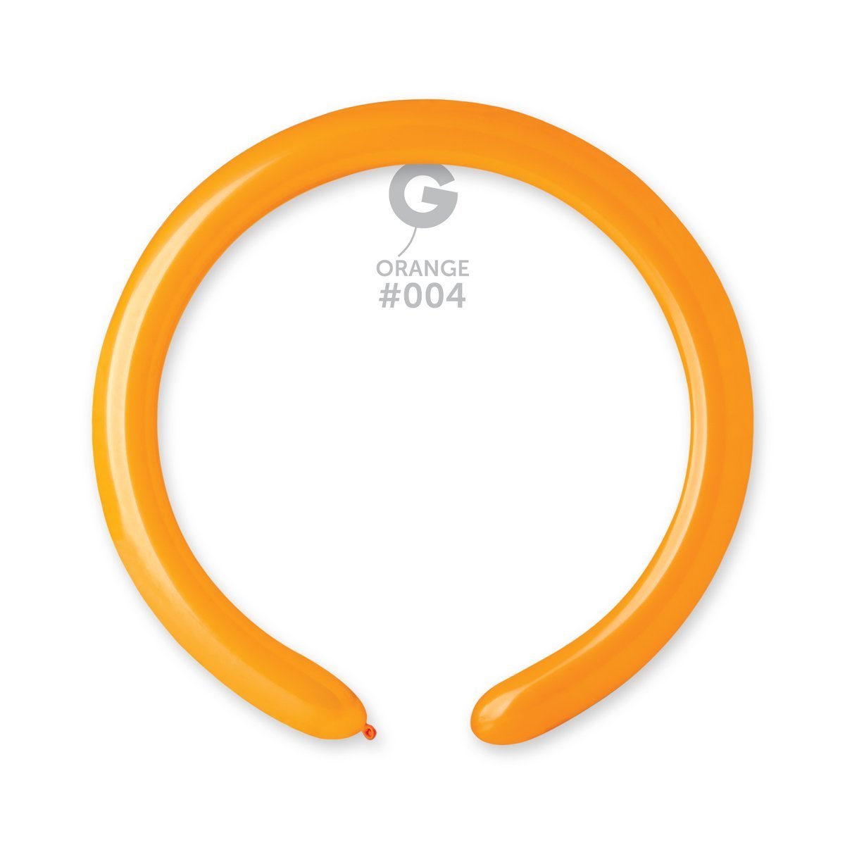 Solid Balloon Orange D4(260)-004 2" - FestiUSA