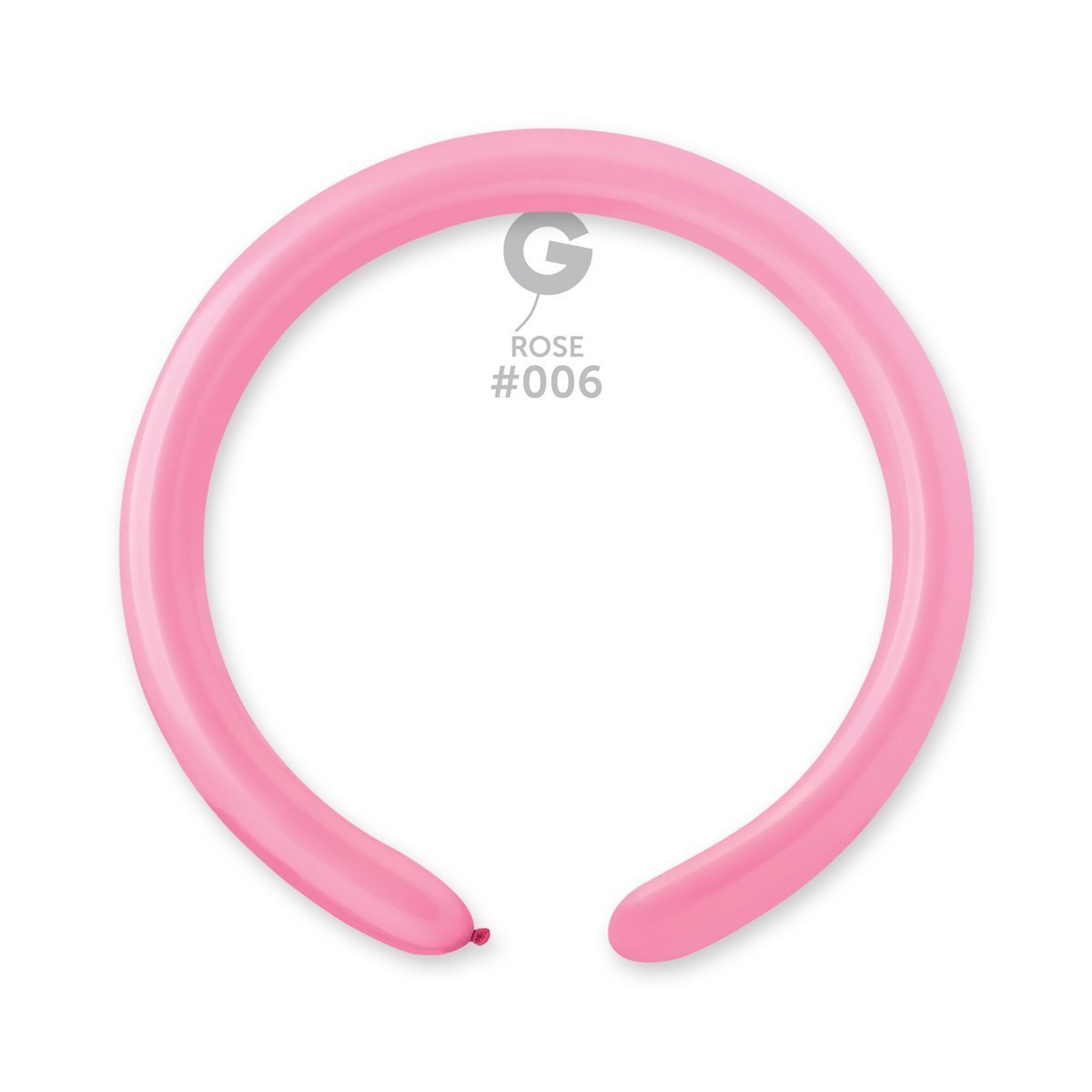 Solid Balloon Rose D4(260)-006 2" - FestiUSA
