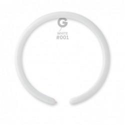 Solid Balloon White D2 (160)-001 1" - FestiUSA