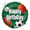 Sports Balls Birthday 18" - (Single Pack). 86828 - FestiUSA