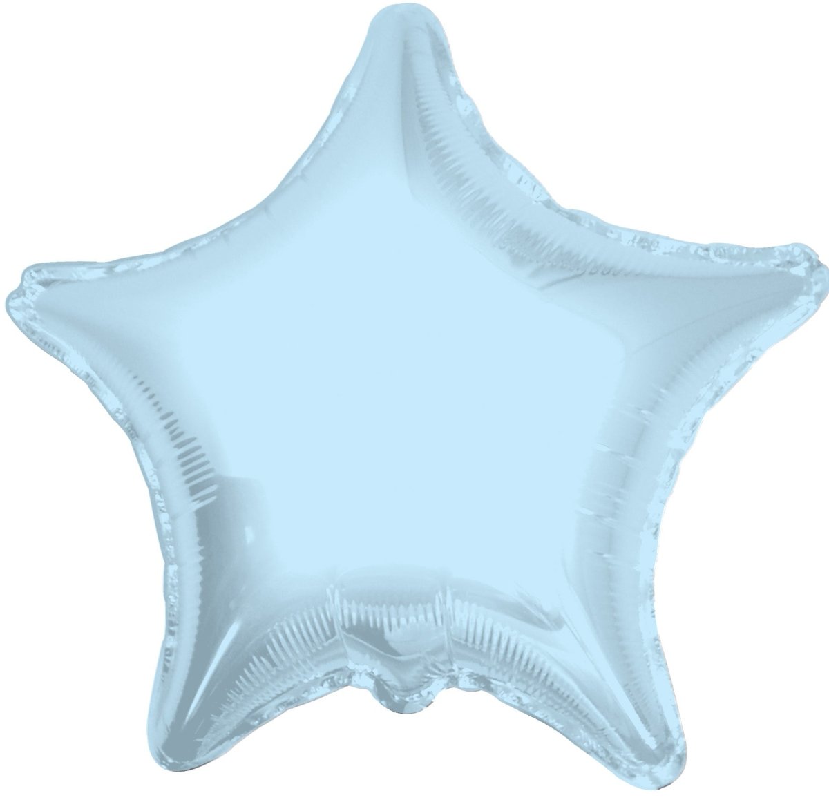 Star Light Blue Shaped 4" Flat 34076-04 - FestiUSA