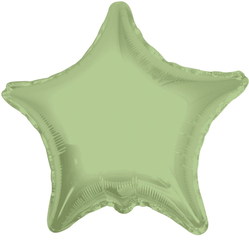 Star Olive Green Shaped 9" - (Flat). 34232-09 - FestiUSA