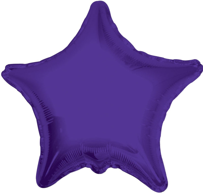 Star Purple Shaped 4" Flat 34023-04 - FestiUSA