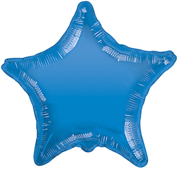 Star Radiant Blue Shaped 9" Flat 34229-09 - FestiUSA