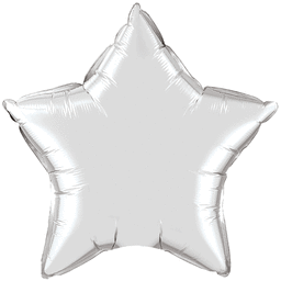 Star Silver Shaped 9" Flat 17349-09 - FestiUSA