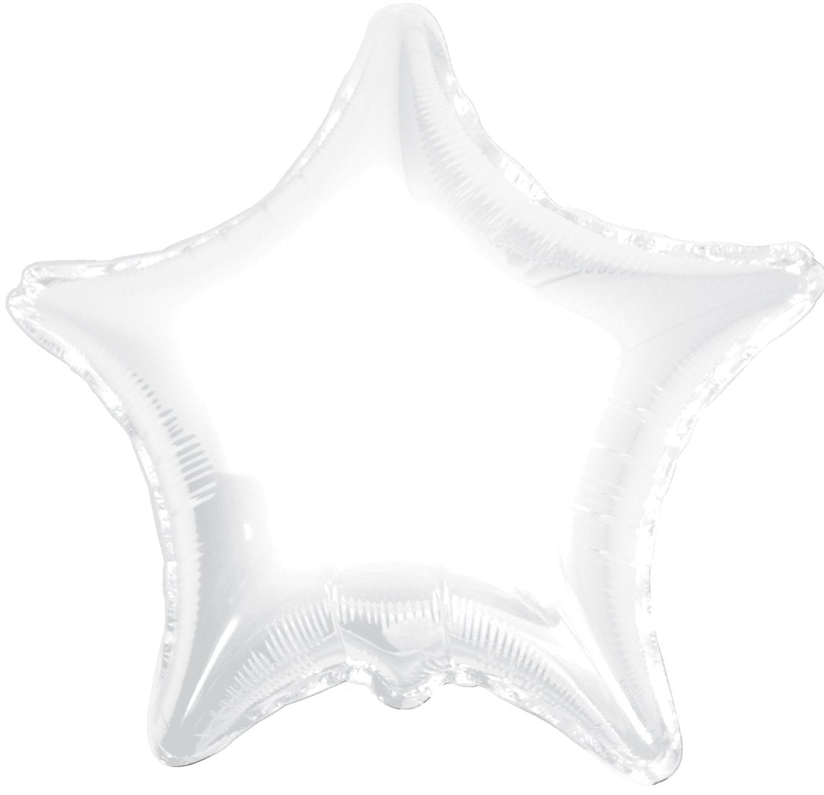 Star White Shaped 9" Flat 17576-09 - FestiUSA