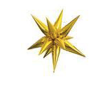 Starburst Gold 3D Foil Balloon - 40" in. - FestiUSA