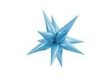 Starburst Light Blue 3D Foil Balloon - 40" in. - FestiUSA