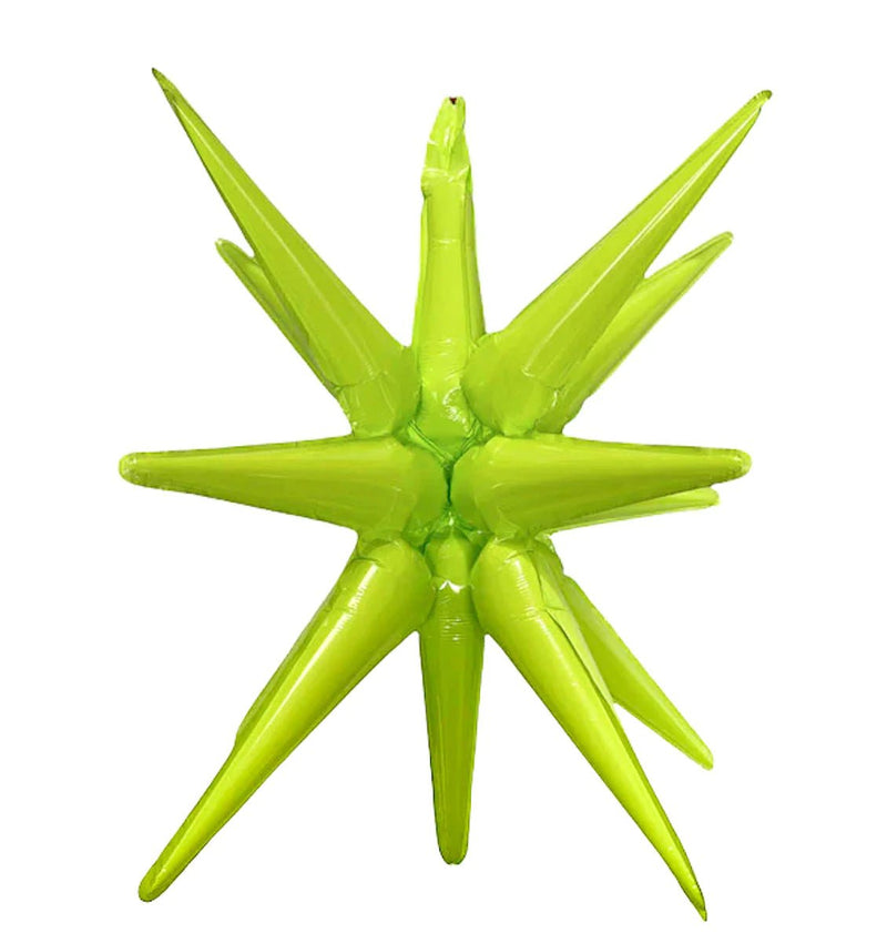 Starburst Pastel Lime Green 3D Foil Balloon - 22" in. - FestiUSA
