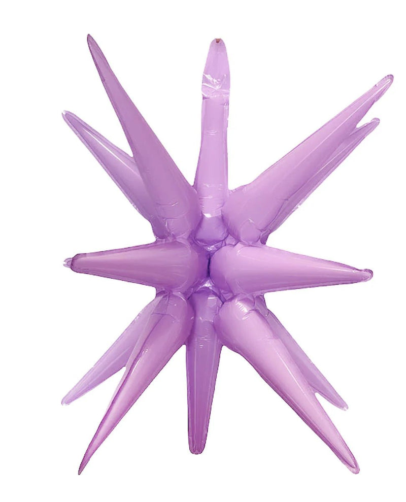 Starburst Pastel Purple 3D Foil Balloon - 22" in. - FestiUSA
