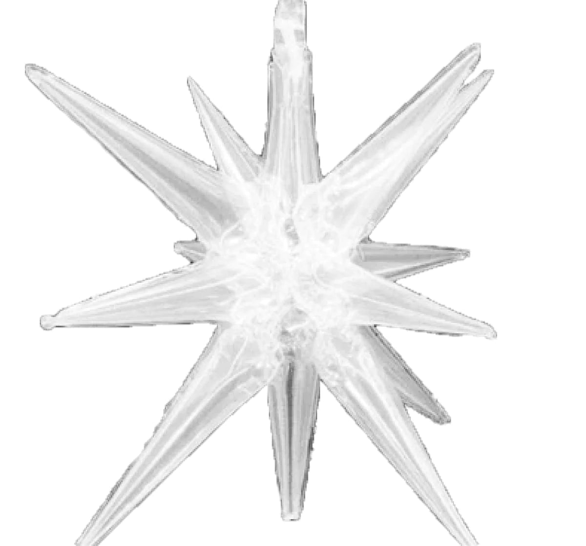 Starburst Transparent 3D Foil Balloon - 22" in. - FestiUSA
