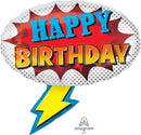 Super Hero Birthday 27" x 26" - (Single Pack). 4125801 - FestiUSA