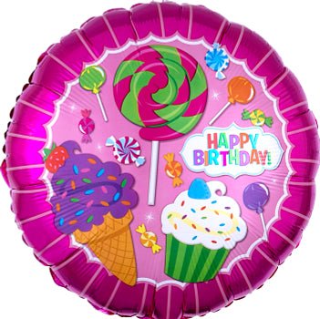 Sweet Shop Birthday 17" - (Single Pack). 3161501 - FestiUSA