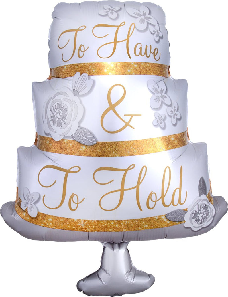 To Have & To Hold Cake 22" - (Single Pack). 3799801 - FestiUSA