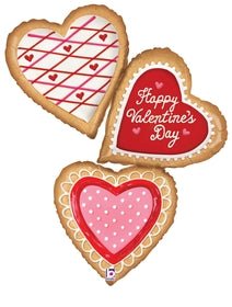 Valentine Cookies 33" - (Single Pack). 25070 - FestiUSA