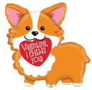 Valentine Corgi 28" - (Single Pack). 25076 - FestiUSA